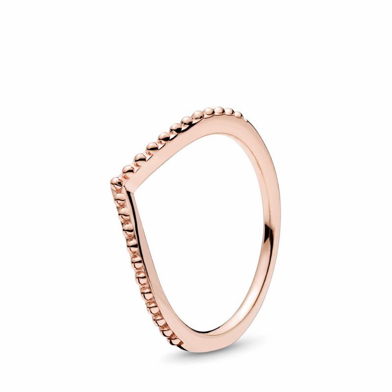 Pandora Rose™ Beaded Wish Stackable Ring - Pandora Rose - Canada | JO9697JM